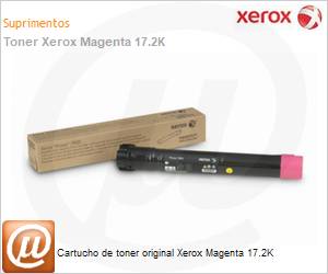 106R01571NO - Cartucho de toner original Xerox Magenta 17.2K