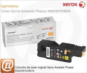 106R01633-NO - Cartucho de toner original Xerox Amarelo Phaser 6000/6010/6015