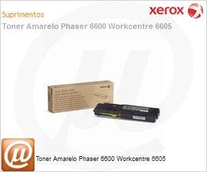 106R02235-NO - Toner Amarelo Phaser 6600 Workcentre 6605