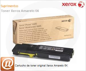 106R02235NO - Cartucho de toner original Xerox Amarelo 6K 