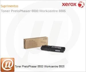 106R02236-NO - Toner PretoPhaser 6600 Workcentre 6605