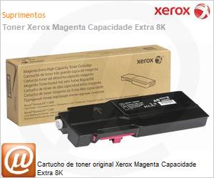 106R03535NO - Cartucho de toner original Xerox Magenta Capacidade Extra 8K 