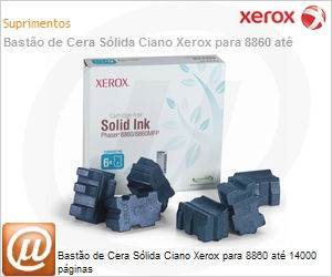 108R00817NO - Basto de Cera Slida Ciano Xerox para 8860 at 14000 pginas