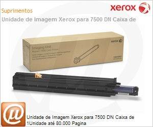 108R00861NO - Unidade de Imagem Xerox para 7500 DN Caixa de 1Unidade at 80.000 Pagina
