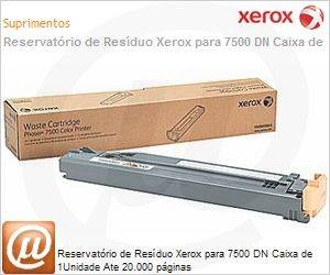 108R00865-NO - Reservatrio de Resduo Xerox para 7500 DN Caixa de 1Unidade Ate 20.000 pginas