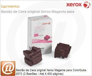 108R00937-NO - Basto de Cera original Xerox Magenta para ColorQube 8570 (2 Bastes / At 4.400 pginas)