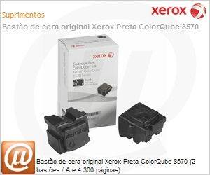 108R00939-NO - Basto de cera original Xerox Preta ColorQube 8570 (2 bastes / Ate 4.300 pginas)