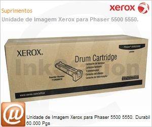 113R00670-NO - Unidade de Imagem Xerox para Phaser 5500 5550. Durabil 60.000 Pgs