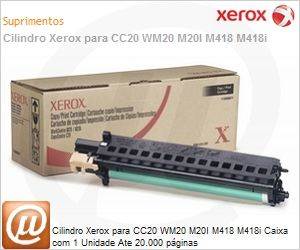 113R00671-NO - Cilindro Xerox para CC20 WM20 M20I M418 M418i Caixa com 1 Unidade Ate 20.000 pginas