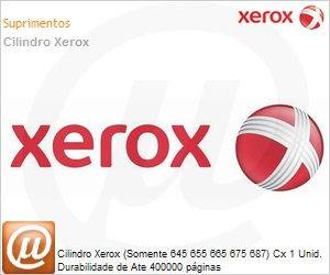 113R00674-NO - Cilindro Xerox (Somente 645 655 665 675 687) Cx 1 Unid. Durabilidade de Ate 400000 pginas