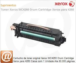 113R00755-NO - Cartucho de toner original Xerox WC4260 Drum Cartridge Xerox para 4260 Caixa com 1 Unidade Ate 80.000 pginas