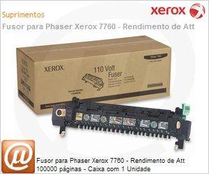 115R00049NO - Fusor para Phaser Xerox 7760 - Rendimento de Att 100000 pginas - Caixa com 1 Unidade