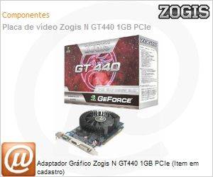 ZOGT440-1GD3H - Adaptador Grfico Zogis N GT440 1GB PCIe (Item em cadastro)