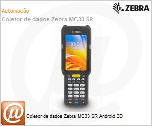 MC330X-GJ4EG4RW - Coletor de dados Zebra MC33 SR Android 2D