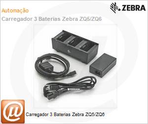 SAC-MPP-3BCHGBR1-01 - Carregador 3 Baterias Zebra ZQ5/ZQ6 