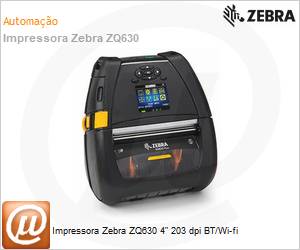 ZQ63-AUWAL04-00 - Impressora Zebra ZQ630 4" 203 dpi BT/Wi-fi 