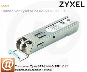 91-010-203001B - Transceiver Zyxel SFP-LX-10-D SFP LC LX Multimodo/Monomodo 1310nm