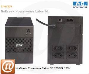 5E1200USB-BR - No-Break Powerware Eaton 5E 1200VA 120V