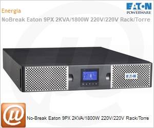 9PX2200IB - No-Break Eaton 9PX 2KVA/1800W 220V/220V Rack/Torre