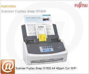 PA03770-B401 - Scanner Fujitsu ScanSnap iX1600 A4 40ppm Cor Wi-Fi