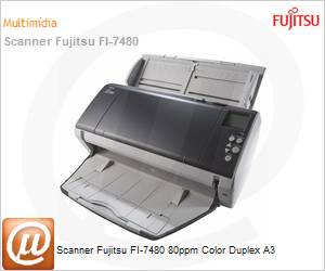 fi-7480 - Scanner Fujitsu fi-7480 80ppm Color Duplex A3