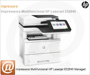 1PS54A - Impressora Multifuncional HP Laserjet E52645 Managed