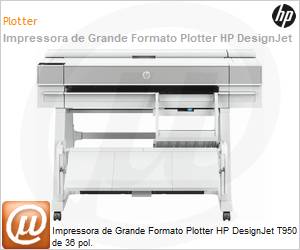 2Y9H1A - Impressora de Grande Formato Plotter HP DesignJet T950 de 36 pol. 