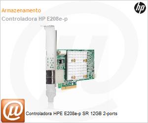 804398-B21 - Controladora HPE E208e-p SR 12GB 2-ports 