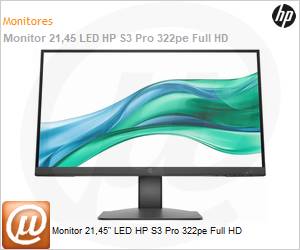 AK2F1UT - Monitor 21,45" LED HP S3 Pro 322pe Full HD