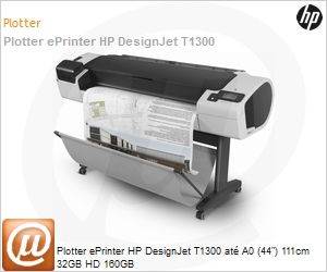 CR651A - Plotter ePrinter HP DesignJet T1300 at A0 (44") 111cm 32GB HD 160GB