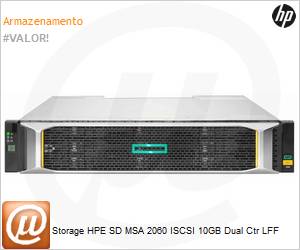 R0Q75B - Storage HPE SD MSA 2060 ISCSI 10GB Dual Ctr LFF 