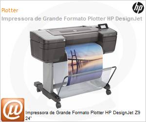 W3Z71A - Impressora de Grande Formato Plotter HP DesignJet Z9 24" 