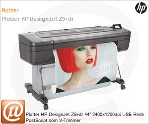 X9D24A - Plotter HP DesignJet Z9+dr 44" 2400x1200dpi USB Rede PostScript com V-Trimmer 