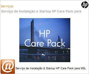 HA113A1 - Servio de Instalao & Startup HP Care Pack para MSL 