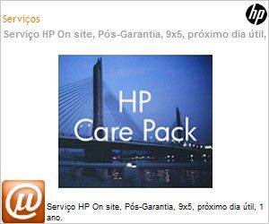 HZ632PE - Servio HP On site, Ps-Garantia, 9x5, prximo dia til, 1 ano. 