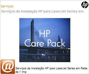 U2010E - Servios de Instalao HP para LaserJet Series em Rede de 1 Imp 