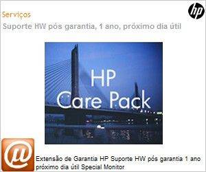 U4926PE - Extenso de Garantia HP Suporte HW ps garantia 1 ano prximo dia til Special Monitor 