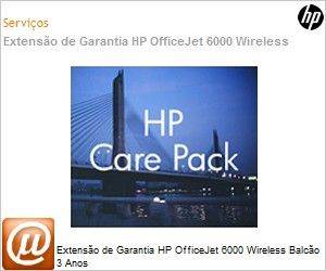 UG241E - Extenso de Garantia HP OfficeJet 6000 Wireless Balco 3 Anos 