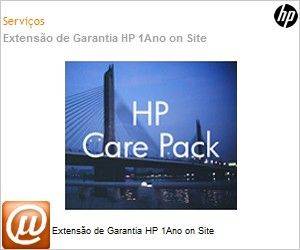 UK764E - Extenso de Garantia HP 1Ano on Site 