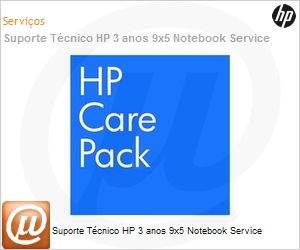 UZ278E - Suporte Tcnico HP 3 anos 9x5 Notebook Service 