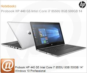 3FA00LA - Probook HP 440 G5 Intel Core i7 8550U 8GB 500GB 14" Windows 10 Professional