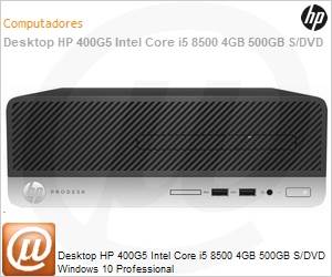 5LA24LA - Desktop PC HP ProDesk 400 G5 SFF Intel Core i5-8500 8 Gerao 4GB DDR4 2666MHz HD 500GB Windows 10 Pro 1 Ano On-Site.