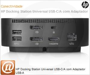 5TW13AA - Docking Station HPE USB-C/A Universal G2 compatvel com HP, DELL, Apple, Lenovo e mais 