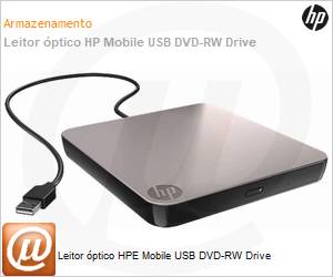 701498-B21 - Leitor ptico HPE Mobile USB DVD-RW Drive