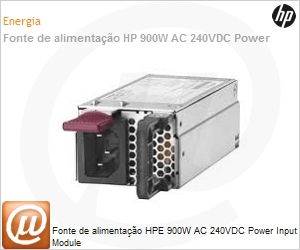 775595-B21 - Fonte de alimentao HP 900W AC 240VDC Power Input Module
