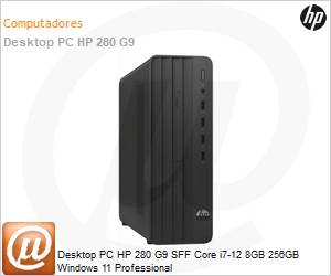 784H6LA - Desktop PC HP 280 G9 SFF Core i7-12 8GB 256GB Windows 11 Professional