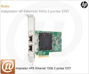 813661-B21 - Adaptador de rede PCIe Dual HPE Ethernet 10 Gb 2 portas BASE-T BCM957416