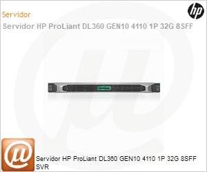 875841-S05 - Servidor HP ProLiant DL360 GEN10 4110 1P 32G 8SFF SVR