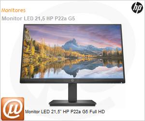 8D5J1AA - Monitor LED 21,5" HP P22a G5 Full HD