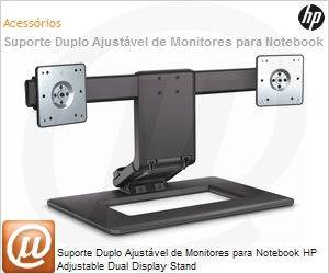 AW664AA - Suporte Duplo Ajustvel de Monitores para Notebook HP Adjustable Dual Display Stand